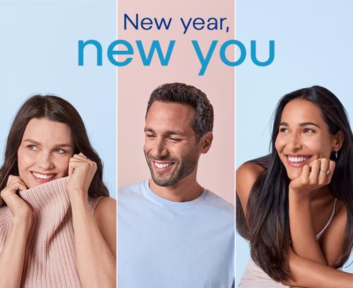 Three photos - New Year, new you